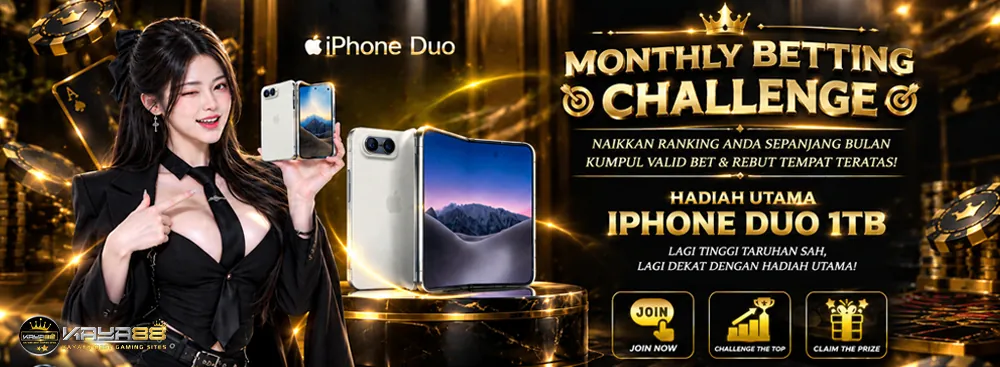 Monthly betting challenge, top prize iPhone Duo 1TB