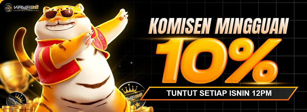 Weekly commission 10%